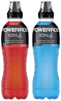 Powerade+or+Powerade+Active+Water+600mL+Selected+Varieties