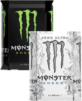 Monster+Energy+Drink+4x500mL