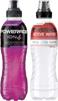 Powerade+Sports+Drink+or+Active+Water+600mL