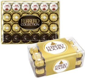 Ferrero+Rocher+30+Pack+375g+or+Collection+Chocolate+Gift+Box+24+Pack+269g