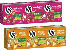 V8+Multipack+Juice+3x250mL