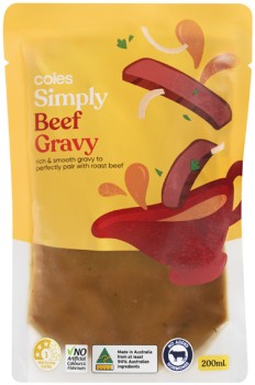 Coles+Simply+Beef+Gravy+200mL