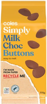 Coles+Simply+Compound+Chocolate+Buttons+375g