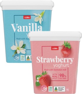 Coles+Yoghurt+1kg