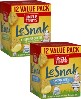 Uncle+Tobys+Le+Snak+Value+Pack+264g