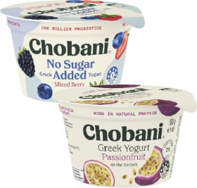 Chobani+Greek+Yogurt+160g+or+Greek+Yogurt+No+Sugar+Added+150g