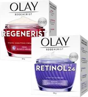 Olay+Regenerist+Retinol+24+or+Micro+Sculpting+Night+Cream+50g