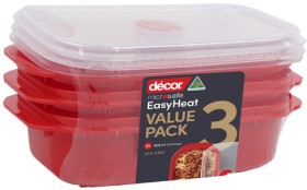 D%26eacute%3Bcor+Microsafe+Easy+Heat+Containers+900mL+3+Pack