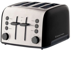 Russell+Hobbs+Brooklyn+4+Slice+Toaster+in+Black