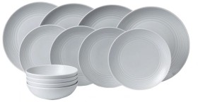 Gordon+Ramsay+by+Royal+Doulton+12pc+Maze+Set+in+Light+Grey