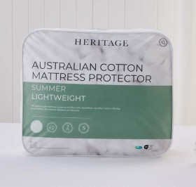 Heritage+Cotton+Quilted+Mattress+Protector