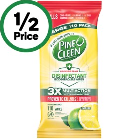 Pine-O-Cleen-Disinfectant-Wipes-Pk-110 on sale