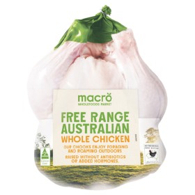 Macro+Free+Range+Australian+Fresh+Whole+Plain+RSPCA+Approved+Chicken