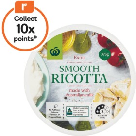 Woolworths+Ricotta+Cheese+375g