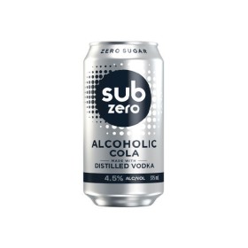 Sub+Zero+Alcoholic+Cola+Cans+4x375ml