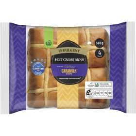 Woolworths+Indulgent+Hot+Cross+Buns+made+with+Cadbury%26reg%3B+Caramilk%26reg%3B+Chocolate+Chips+Pk+4%5E