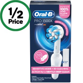 Oral-B-PRO-1500X-Electric-Toothbrush on sale