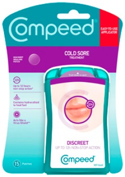 Compeed+Cold+Sore+Discreet+Healing+Patch+15+Pack