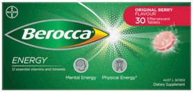 Berocca+Energy+Original+Berry+Flavour+30+Effervescent+Tablets