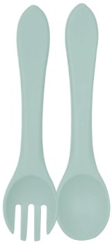 Guardian+Silicone+Fork+%26amp%3B+Spoon+Set+-+Seafoam