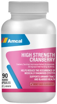 Amcal+High+Strength+Cranberry+90+Capsules