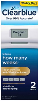 Clearblue+Digital+Pregnancy+Test+With+Weeks+Indicator+2+Pack