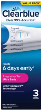 Clearblue+Ultra+Early+Pregnancy+Test+3+Pack