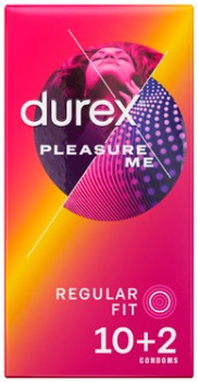 Durex+Pleasure+Me+Regular+Fit+Condoms+10+%2B+2+Pack