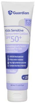 Guardian+Kids+Sensitive+Sunscreen+Lotion+SPF+50%2B+125mL