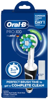 Oral-B+PRO+100+Deep+Clean+Electric+Toothbrush