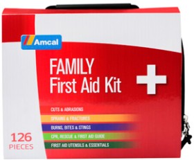 Amcal+Family+First+Aid+Kit+126+Pieces