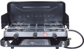 Wanderer+LPG+Portable+2+Burner+Stove+with+Grill