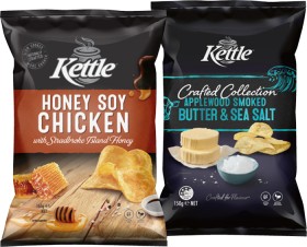 Kettle+Potato+Chips+150%E2%80%91165g+Selected+Varieties