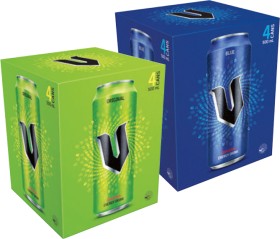 V+Energy+Drink+4x500mL+Selected+Varieties