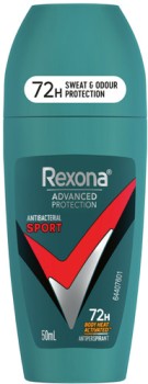 Rexona+Advanced+Protection+Antiperspirant+Roll%E2%80%91On+50mL+Selected+Varieties