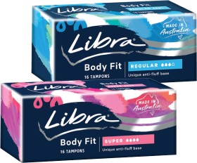 Libra+Tampons+16+Pack+Selected+Varieties