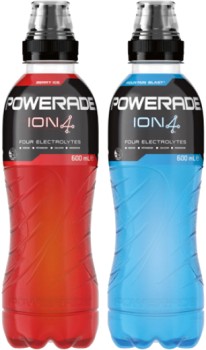 Powerade+or+Powerade+Active+Water+600mL+Selected+Varieties