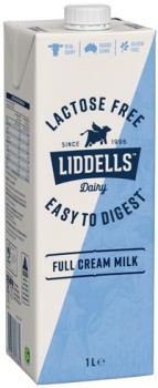 Liddells+Lactose+Free+Milk+1+Litre+Selected+Varieties