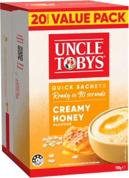 Uncle+Tobys+Oats+Quick+Sachets+20+Value+Pack+Selected+Varieties