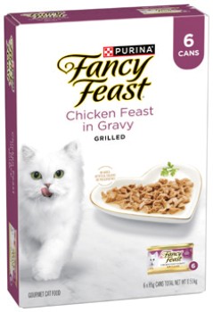 Purina+Fancy+Feast+Wet+Cat+Food+6x85g+Selected+Varieties