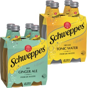 Schweppes+Mixers+4x300mL+Selected+Varieties