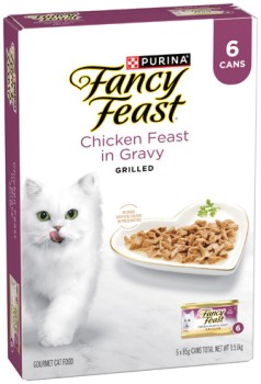 Purina+Fancy+Feast+Wet+Cat+Food+6x85g+Selected+Varieties