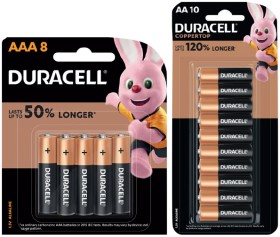 Duracell+Coppertop+Batteries+AA+10+Pack+or+AAA+8+Pack