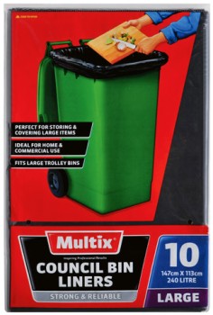 Multix+240+Litre+Council+Bin+Liners+10+Pack