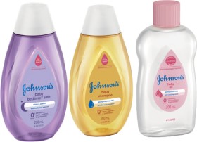 Johnson%26%23039%3Bs+Baby+Shampoo%2C+Oil%2C+Bath+or+Lotion+200mL+Selected+Varieties