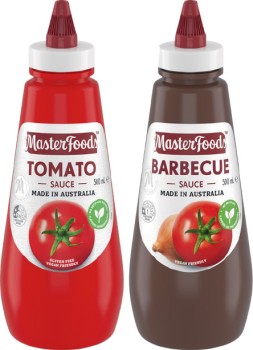 MasterFoods+Squeezy+Sauce+475-500mL+Selected+Varieties