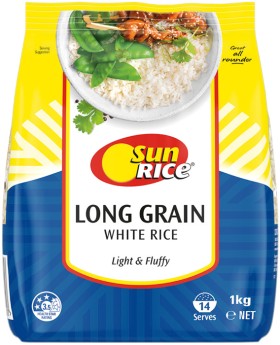 SunRice-Long-Grain-White-Rice-1kg on sale