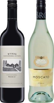 Wynns+Coonawarra+or+Brown+Brothers+Moscato+750mL+Varieties