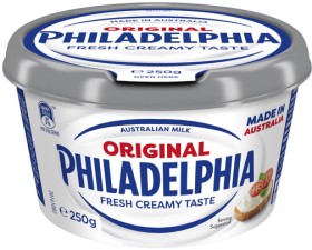 Philadelphia+Cream+Cheese+Spreadable+Tub+250g+Selected+Varieties