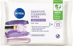 Nivea+Sensitive+Cleansing+Wipes+25+Pack